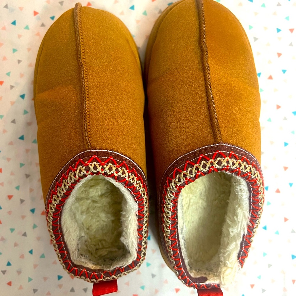 Women’s slippers platform fur fleece lined sneakers